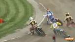 Video: Jevgēņija Karavacka sāpīgais kritiens pret "Start"