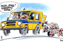 Karikatūra: Bobiks ripo labi
