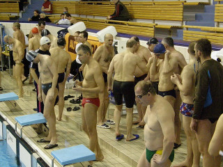 Foto: Vecmeistaru peldēšanas sacensības "Baltic Amber Cup 2010"